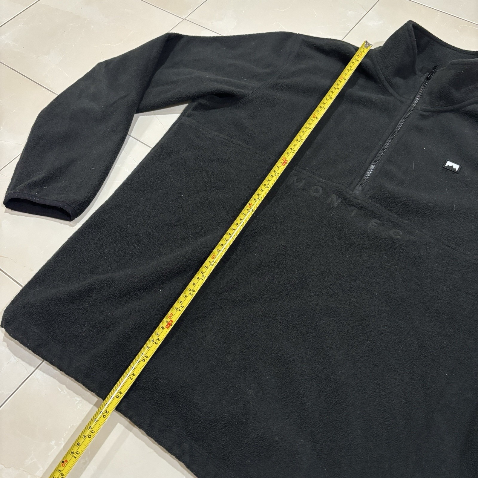 Montec 1/4 Zip Fleece Sweatshirt Ski Snowboard Base Layer Pullover Adult Xl Blac — image 7 of 8